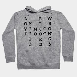 Love keeps no record of wrongs Hoodie